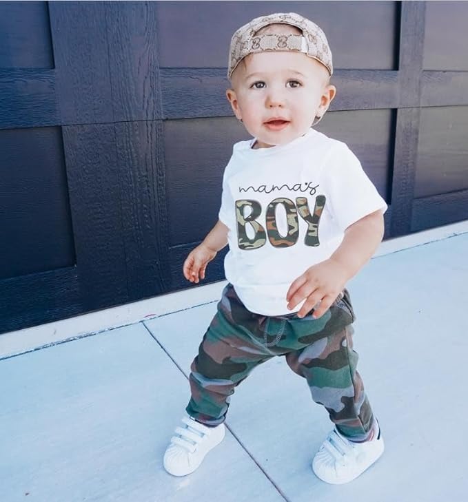 Camouflage Toddler Set Comfortable Stylish Summer Outfit for Boys