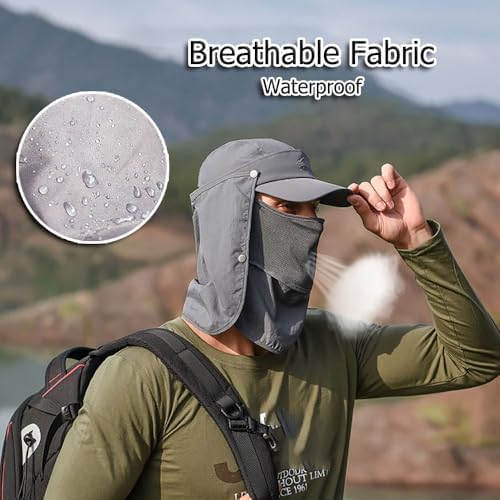 Gorra Protectora de Rostro Full Face Mask for Cycling Fishing