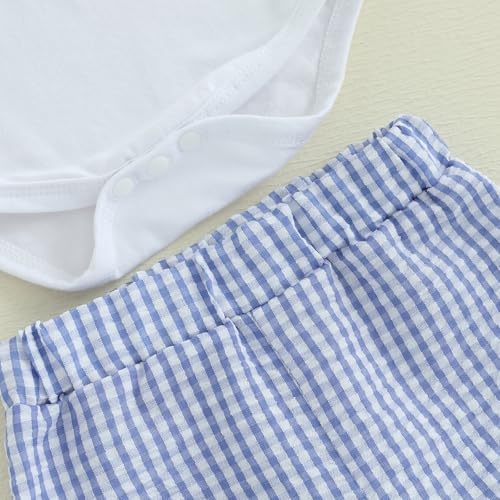 Newborn Boy Summer Outfit Set - Lightweight TrendyRomper Pants