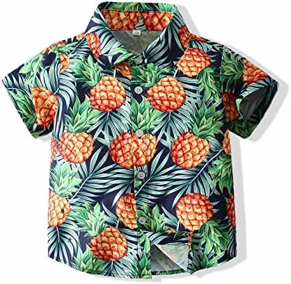 Lykmera Baby Boy Pineapple Short Set 2-3 Years Green