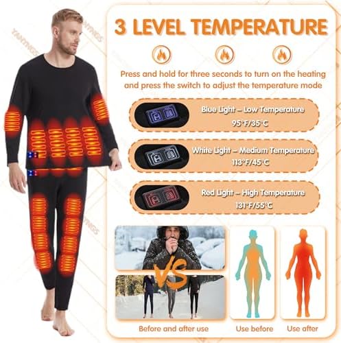 Yanyngs Heated Underwear Set