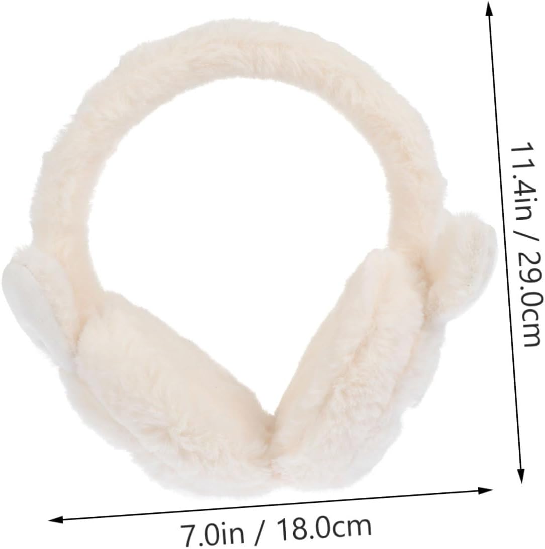 Warm Earmuffs for Women Soft Furry Ear Protection for Winter