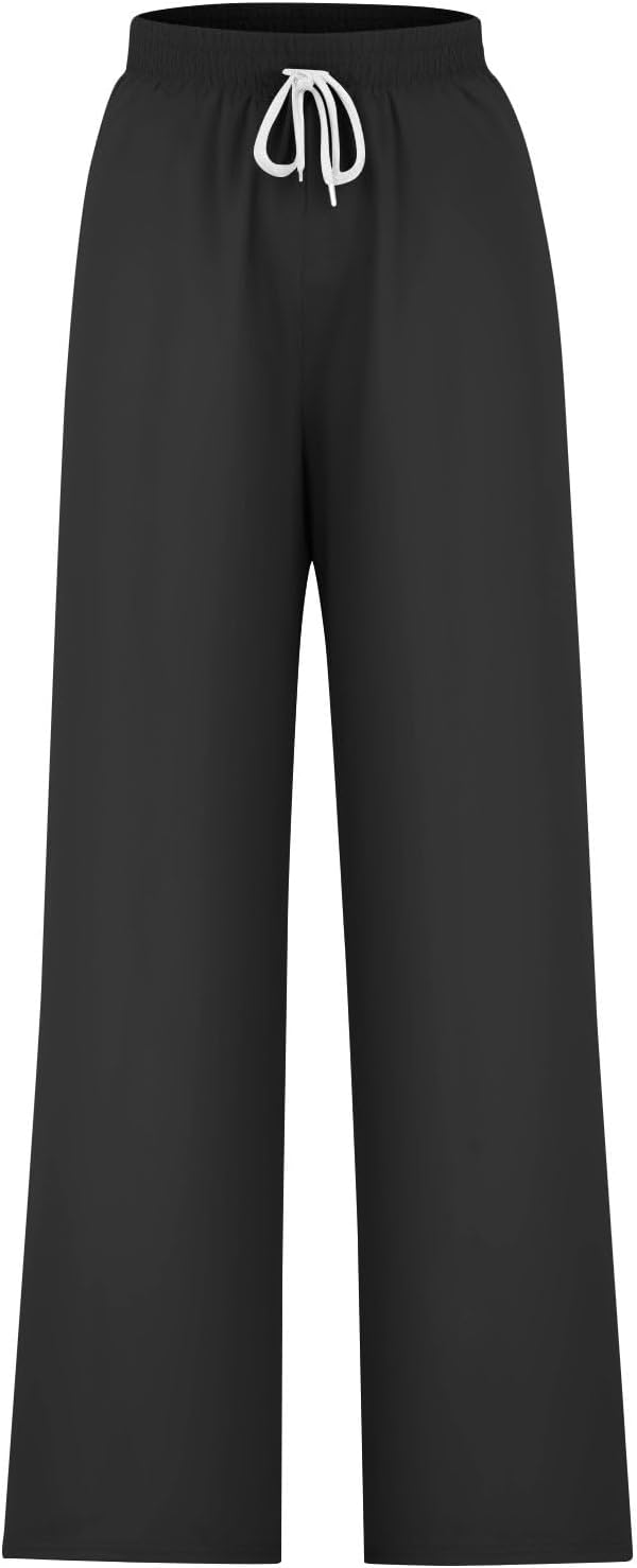 TANGNADE Womens Wide Leg Jogger Pants