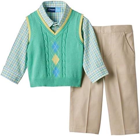 Great Guy Boys vibe Plaid Set