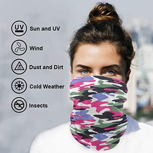 My Little Nest Unisex Face Cover - Stretchy Balaclava with Novelty Bandana