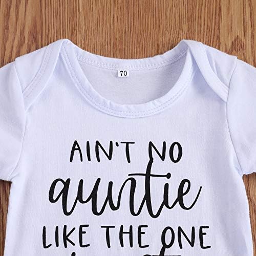 Madjtly Aint No Auntie Like The One I Get Baby Boys Rombper Set