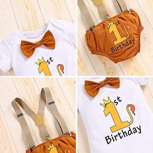 ODASDO Baby Boy Jungle Birthday Costume Set
