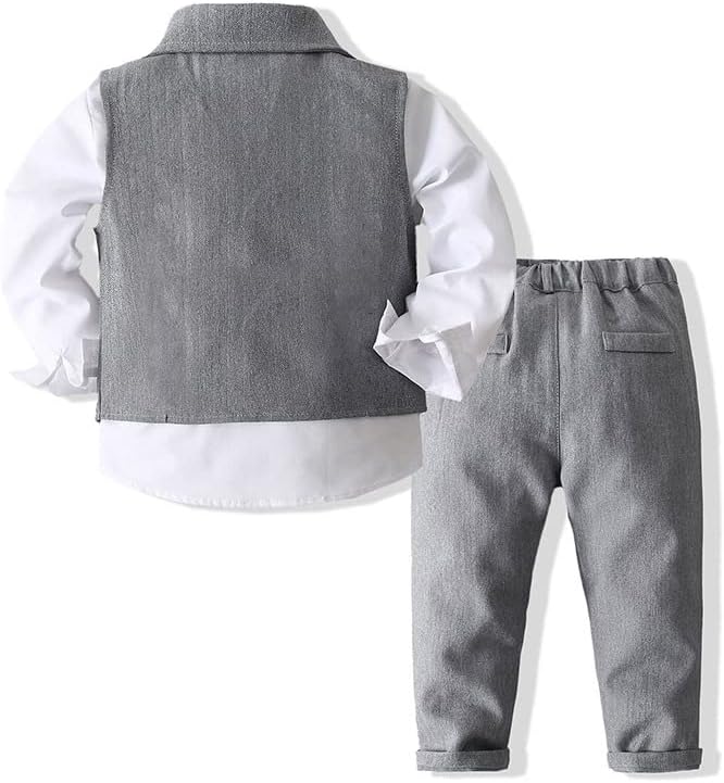 Abolai Baby Boys Set of 3 - gentleman vest and pants