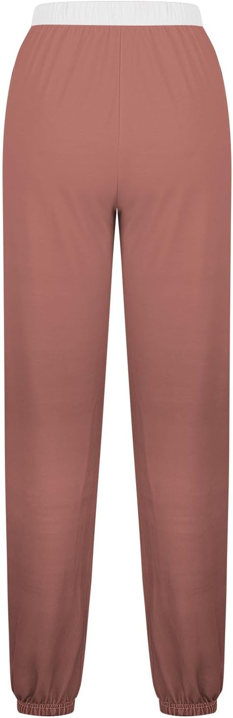 Wide-Leg Plus-Size Running Sweatpants with Pockets for Women
