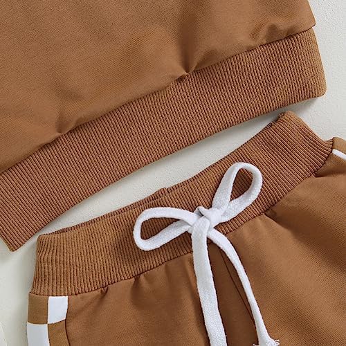 Cute Toddler Boys Fall Outfit 2Pcs Set Perfect for Fall