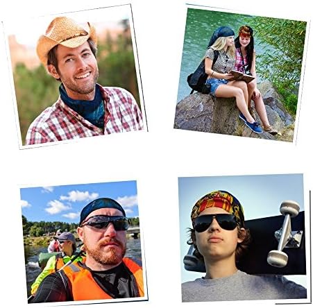KALILY12PCS Face Shield Headwrap in Microfiber for Comfort and Style