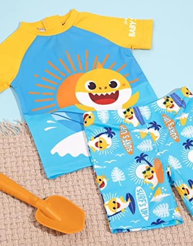 Baby Shark Boys 2-Piece Swimsuit Perfect Swim Style for Little Ones