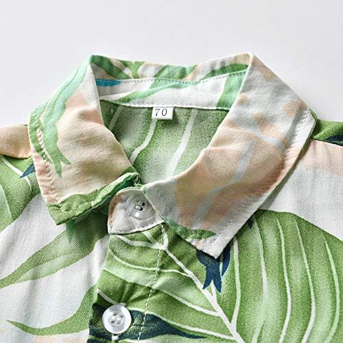 Adorable Toddler Boy Hawaiian Shorts Set - Soft Fashionable Summer Clothes