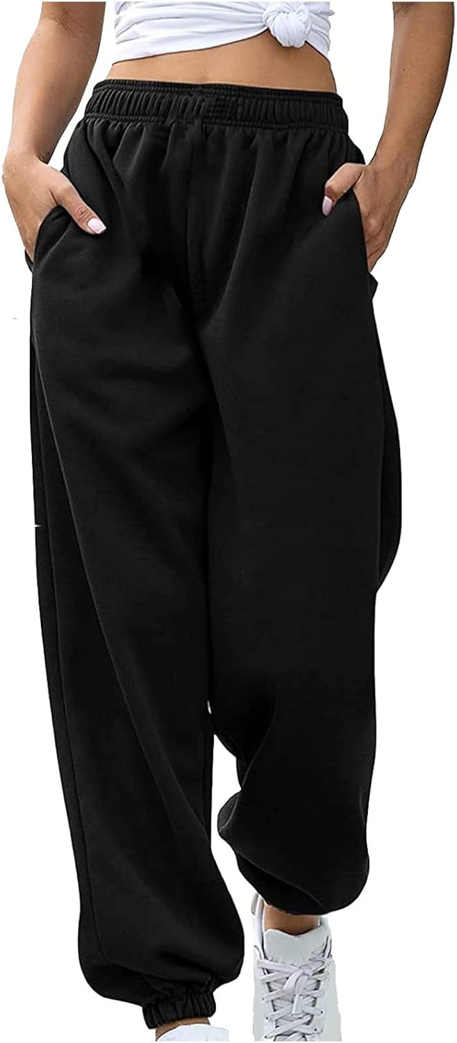 Trendy High-Waisted Jogger Pants for Women