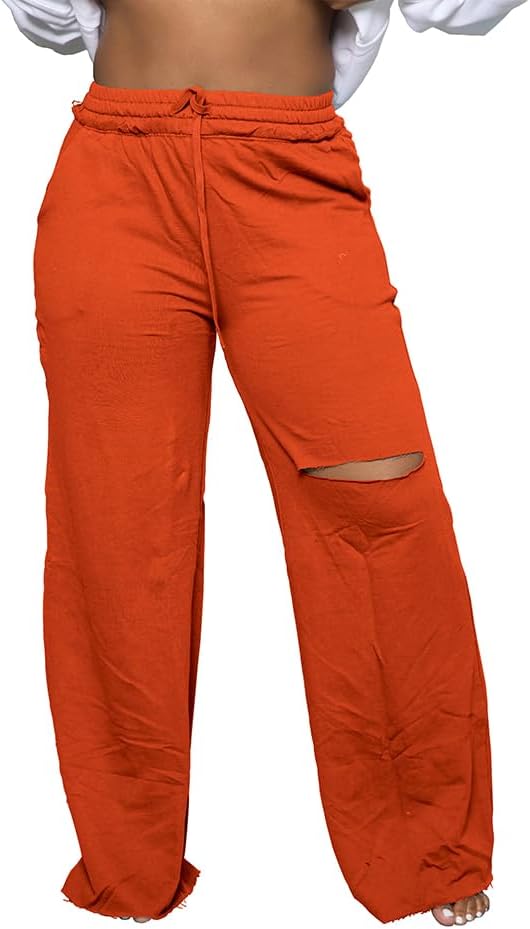 Wide Leg Pants for Women Comfortable Drawstring
