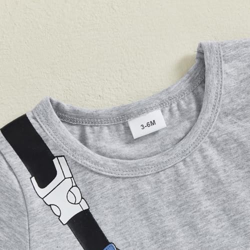 Bonangber Toddler Boy Summer Short Sleeve T-shirt and Shorts Set