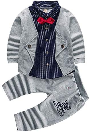 HZXVic Baby Boys Gentleman Outfits Suits Formal Toddler Adults Set