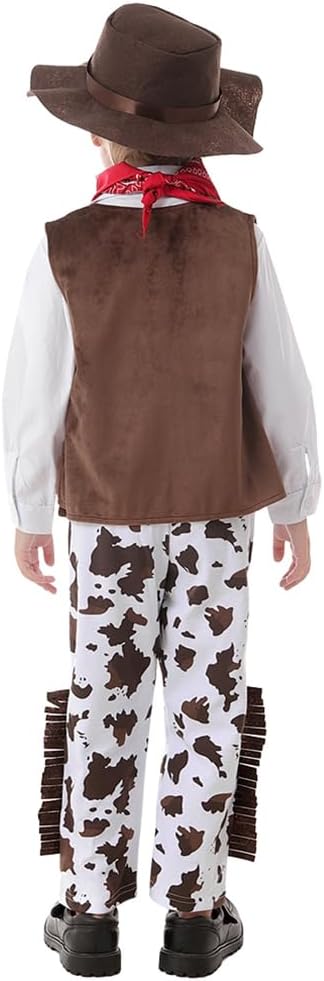 FANCYINN Toddler Boy Western Cowboy Romper Set Halloween Costumes