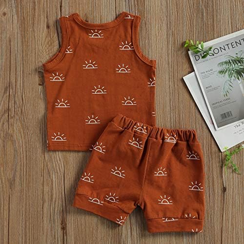 Madjtlqy Toddler Boy Summer Shorts Set