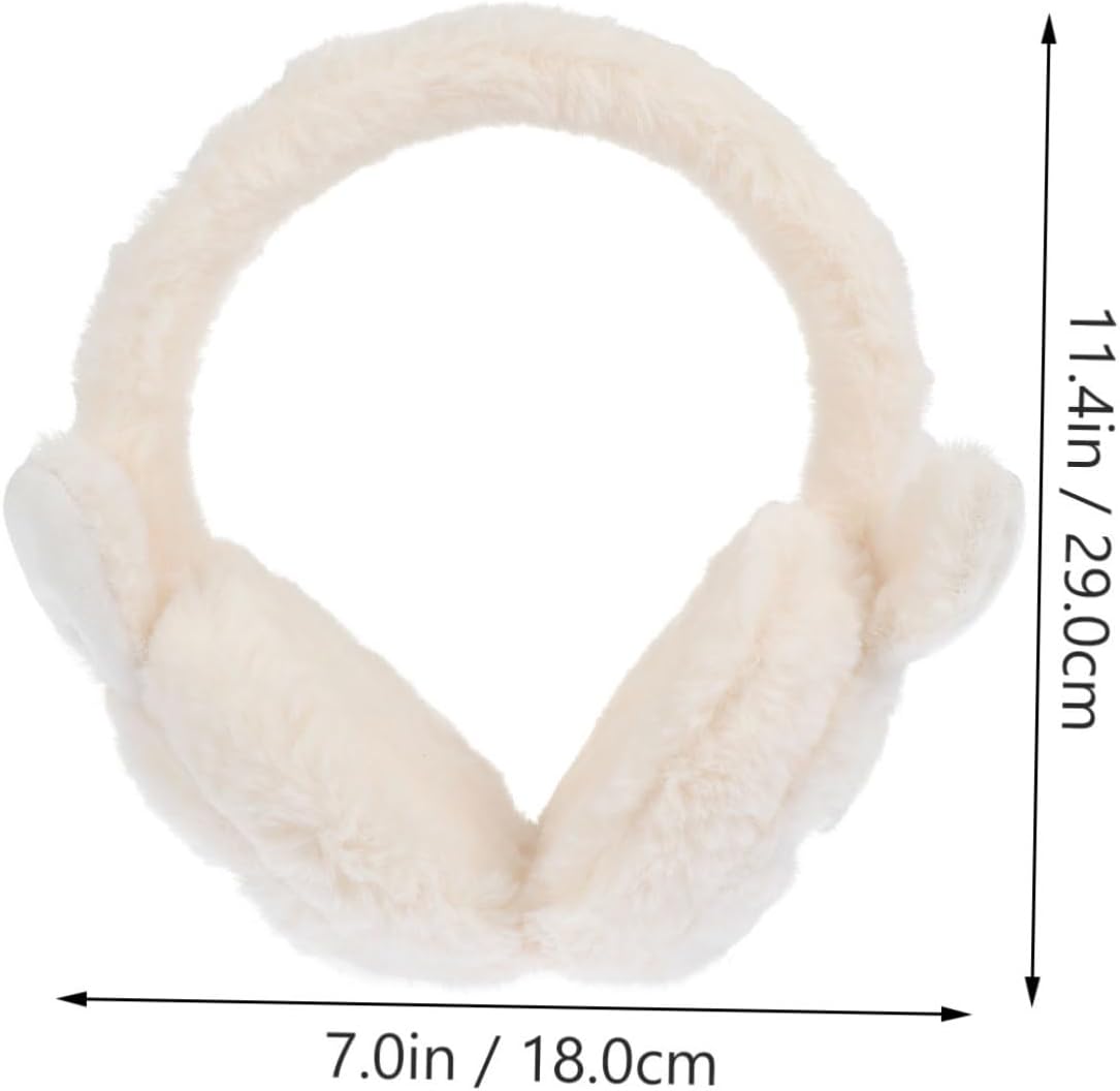 Adjustable Plush Winter Ear Muffs for Cold Weather Warmness and Comfort