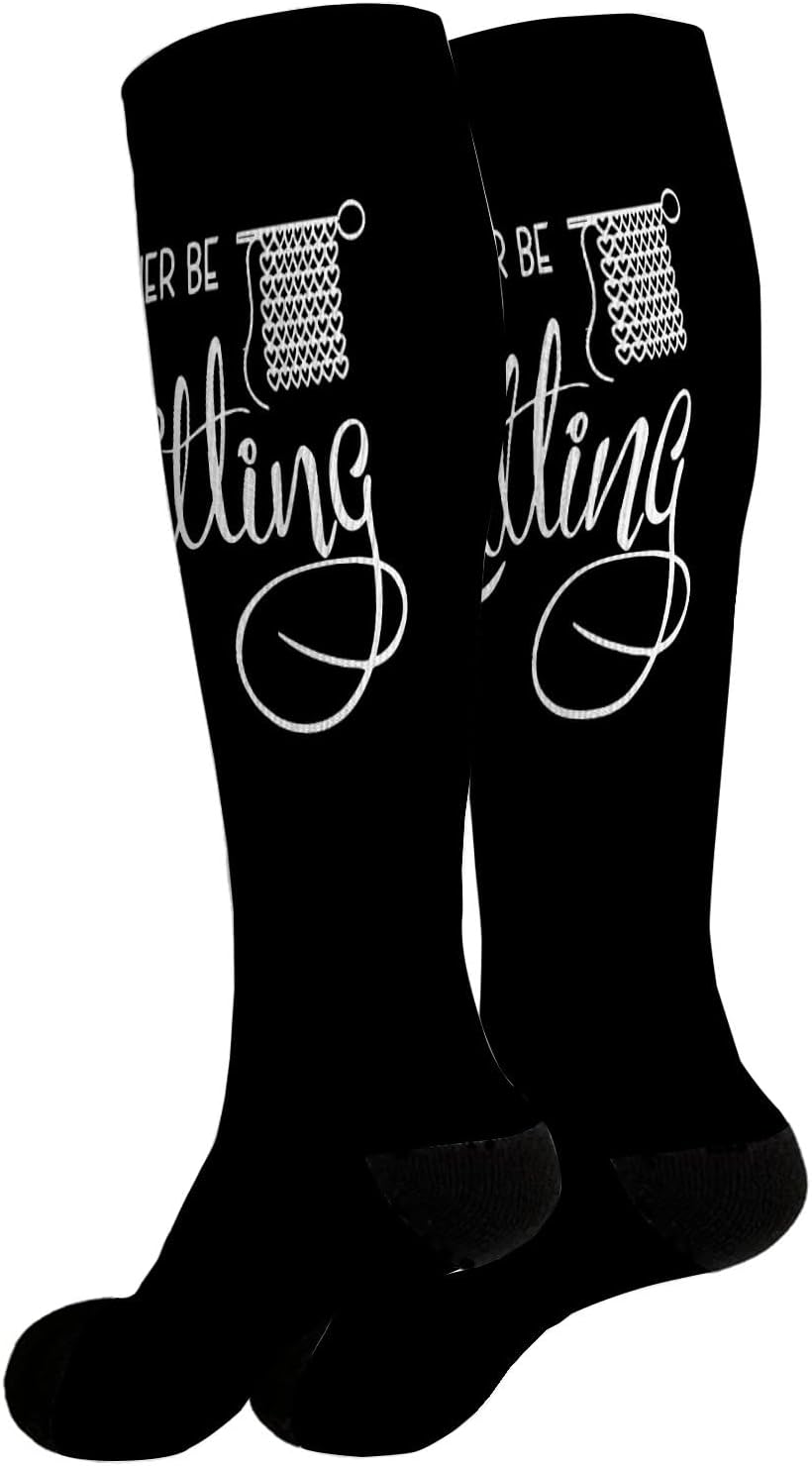 Unique Design Knitted Tube Socks