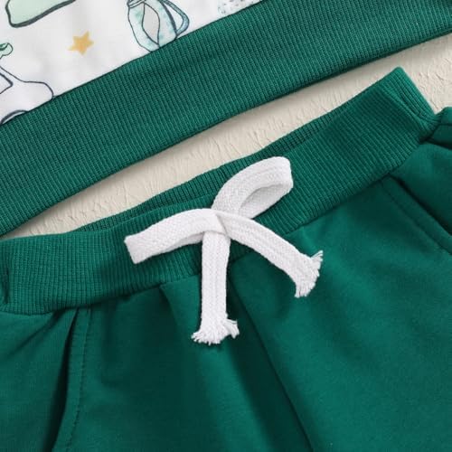 Chloefairy Toddler Boys Golf Outfit Set - Golf Cart Print Soft and Trendy