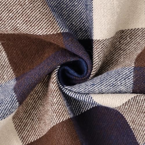 FOCICI Toddler Boy Plaid Button Down Jacket