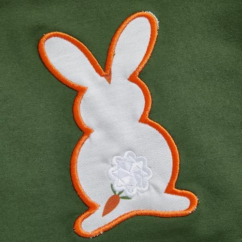Perfect Toddler Boys Rabbit Carrot Embroidery Spring Clothes 6M-4T Set