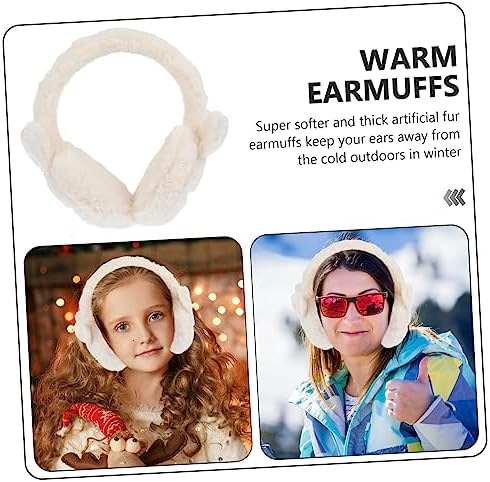 Adjustable Plush Winter Ear Muffs for Cold Weather Warmness and Comfort