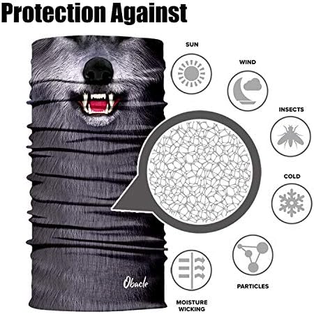 Obacle Animal Face Mask Neck Gaiter