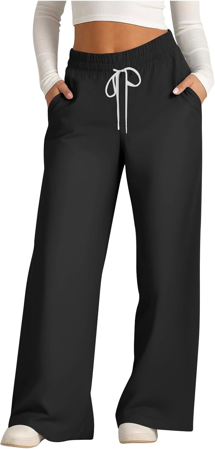 TANGNADE Womens Wide Leg Jogger Pants