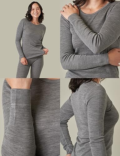 Elevate Her Warmth with LAPASA Womens Merino Wool Thermal Underwear Set