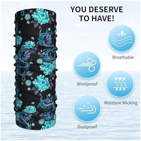 Ergonomic Reusable Multipurpose Face Mask Bandana