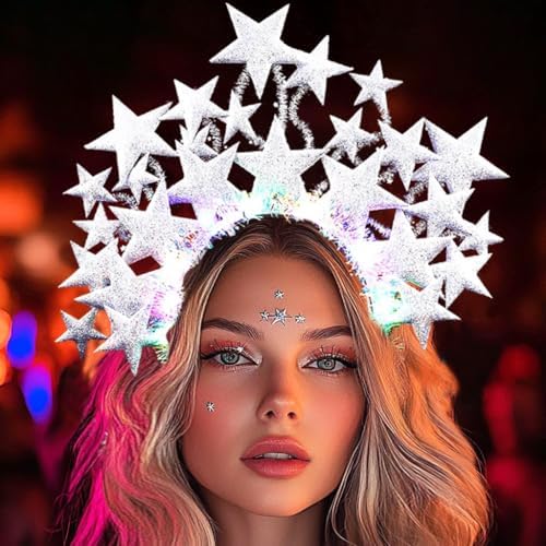 GLINK Glowing LED Nightclub Hair Band