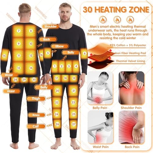Yanyngs Heated Underwear Set