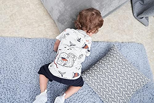 Biniduckling Pirate Graphic T-Shirt Set for Kids