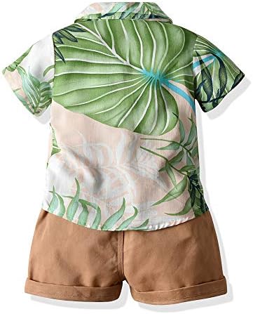 Adorable Toddler Boy Hawaiian Shorts Set - Soft Fashionable Summer Clothes