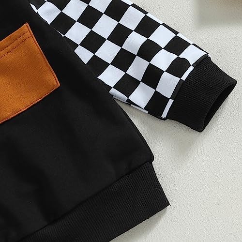 Perfect Fall Outfit for Kids Plaid Topple Joggers Set