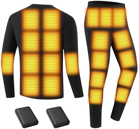 YANYNGS Smart Heated Underwear Set for Men Women