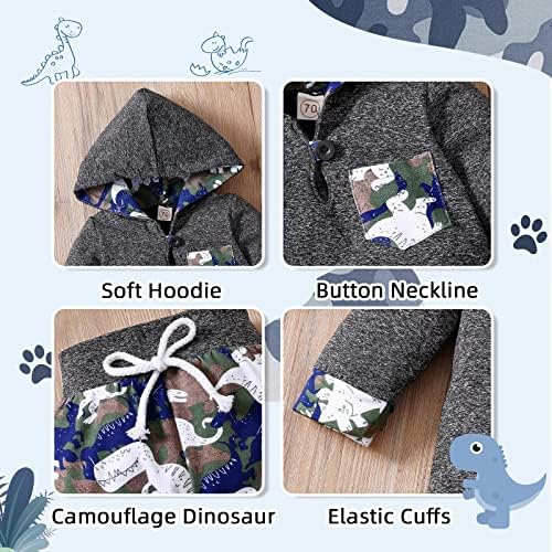Comfortable Toddler Compression Set with Hoodie and Pants