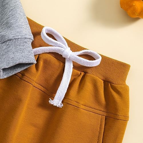 Kapsrqst Toddler Baby Boys Girls Long Sleeve Letter Print Cotton Outfits