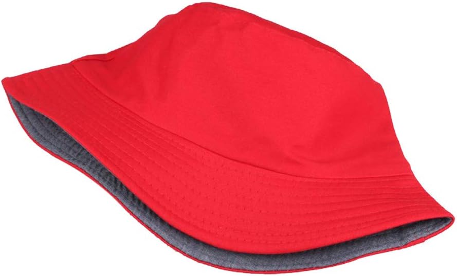 Generic Red Summer Bucket Hat Unisex Fits