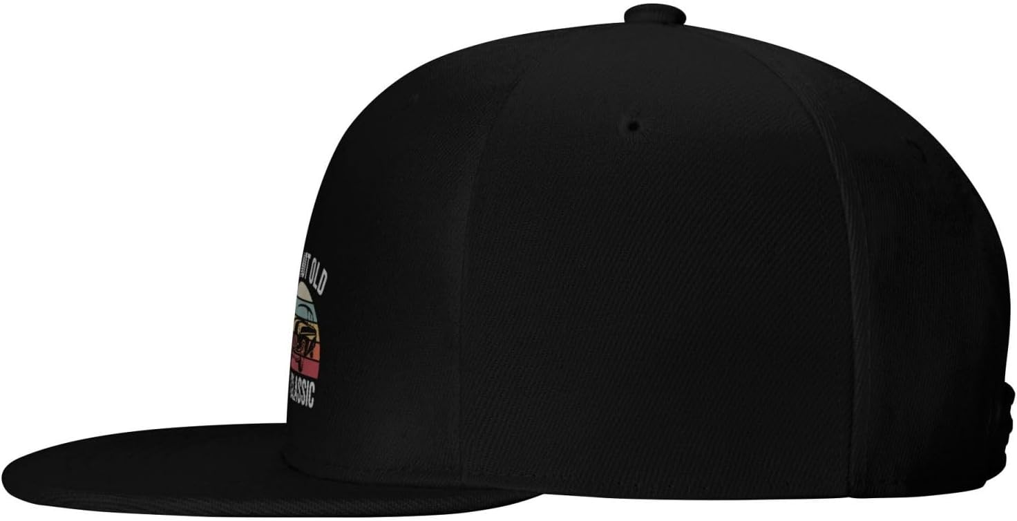 ZRCAIFU Classic Flat Bill Cap for Men Women