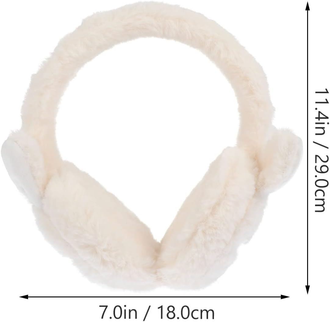 Ipetboom 1Pc Plush Ear Muffs for Winter Cold Resistance