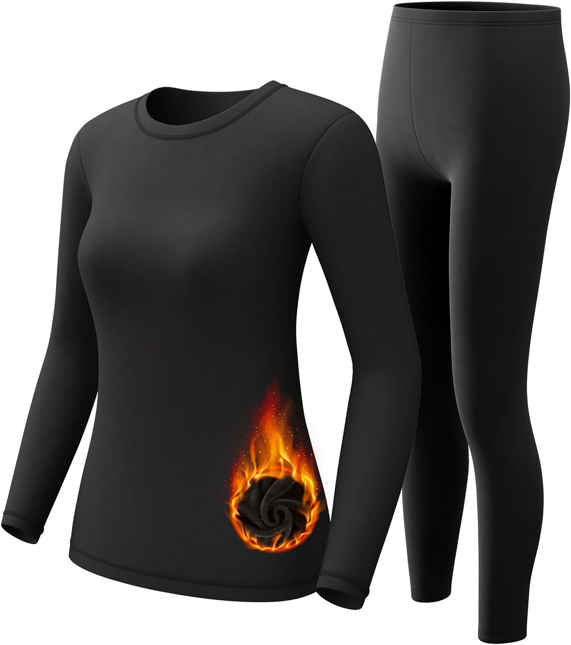 CL convallaria Women Thermal Underwear Set Winter Warm