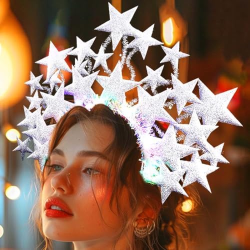 GLINK Glowing LED Nightclub Hair Band