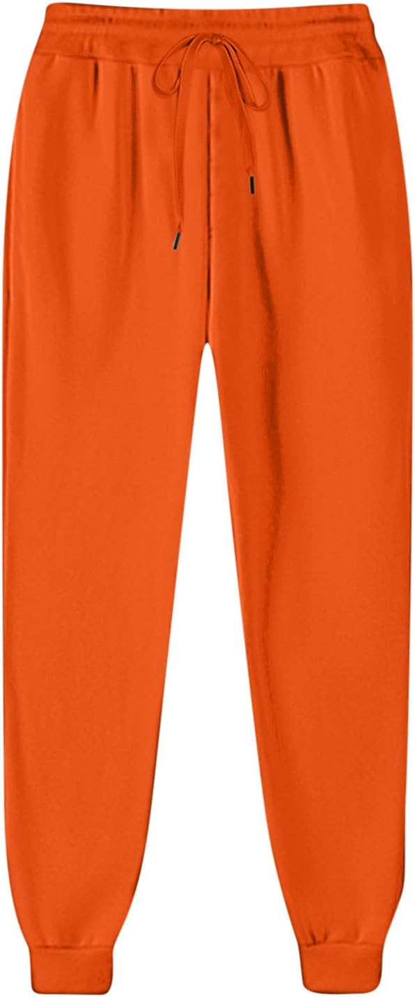 High-Waisted Drawstring Sweatpants