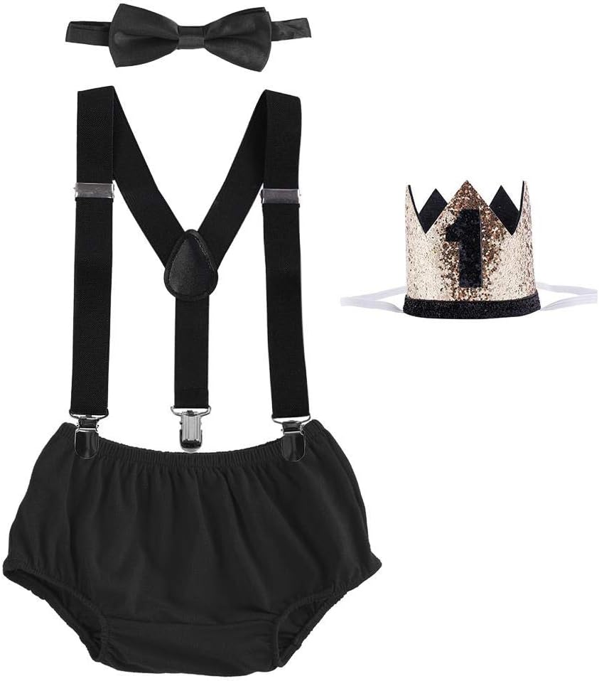 4-Piece Attire Set for Baby Boys First Birthday