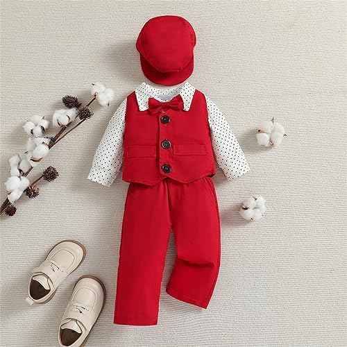 4-Piece Baby Boy Formal Outfit for gentleman Presentation