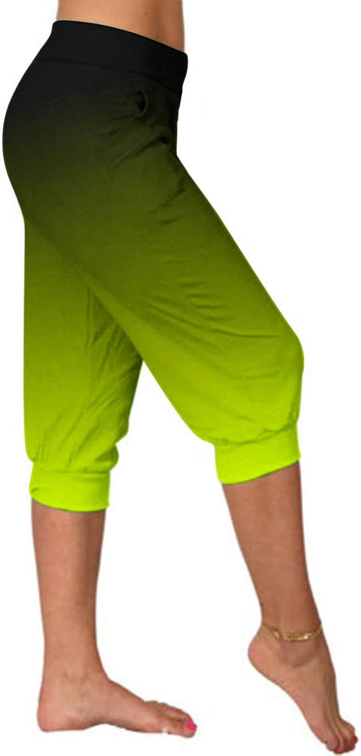 TANGNADE Womens Capri Pants Loose Drawstring High Waisted Sweatpants